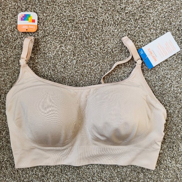 NWT Warner's Easy Does It No Dig Nude Lightly Lined Bra Size XL RM0911A-258 - Picture 1 of 7